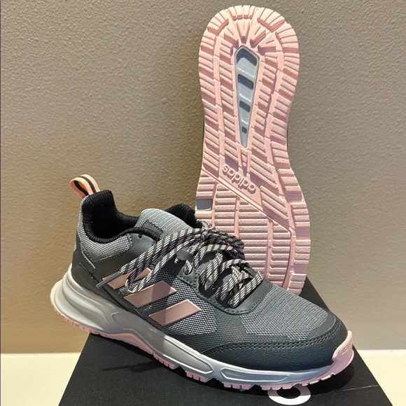 adidas Shoes - Adidas Rockadia Trail 3.0 Women’s Size 7.5 Running Shoes Grey / Pink EG2523